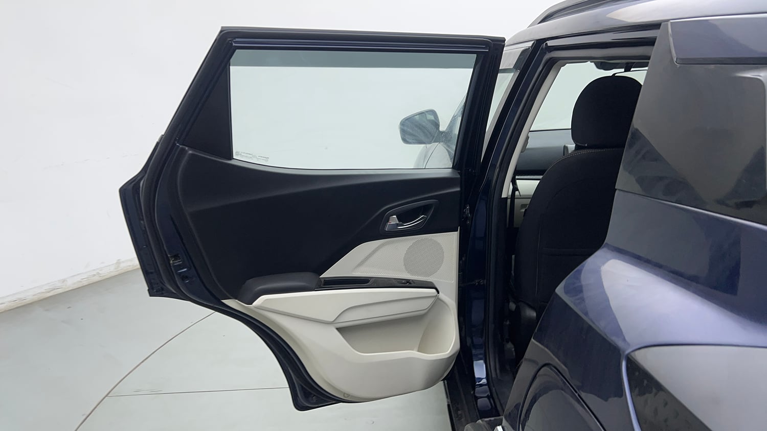 Used 2025 Mahindra XUV 3XO AX5 1.2 Petrol Petrol Manual interior LEFT REAR DOOR OPEN VIEW