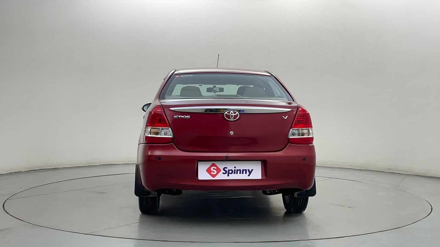 Used 2013 Toyota Etios V Petrol Manual exterior BACK VIEW