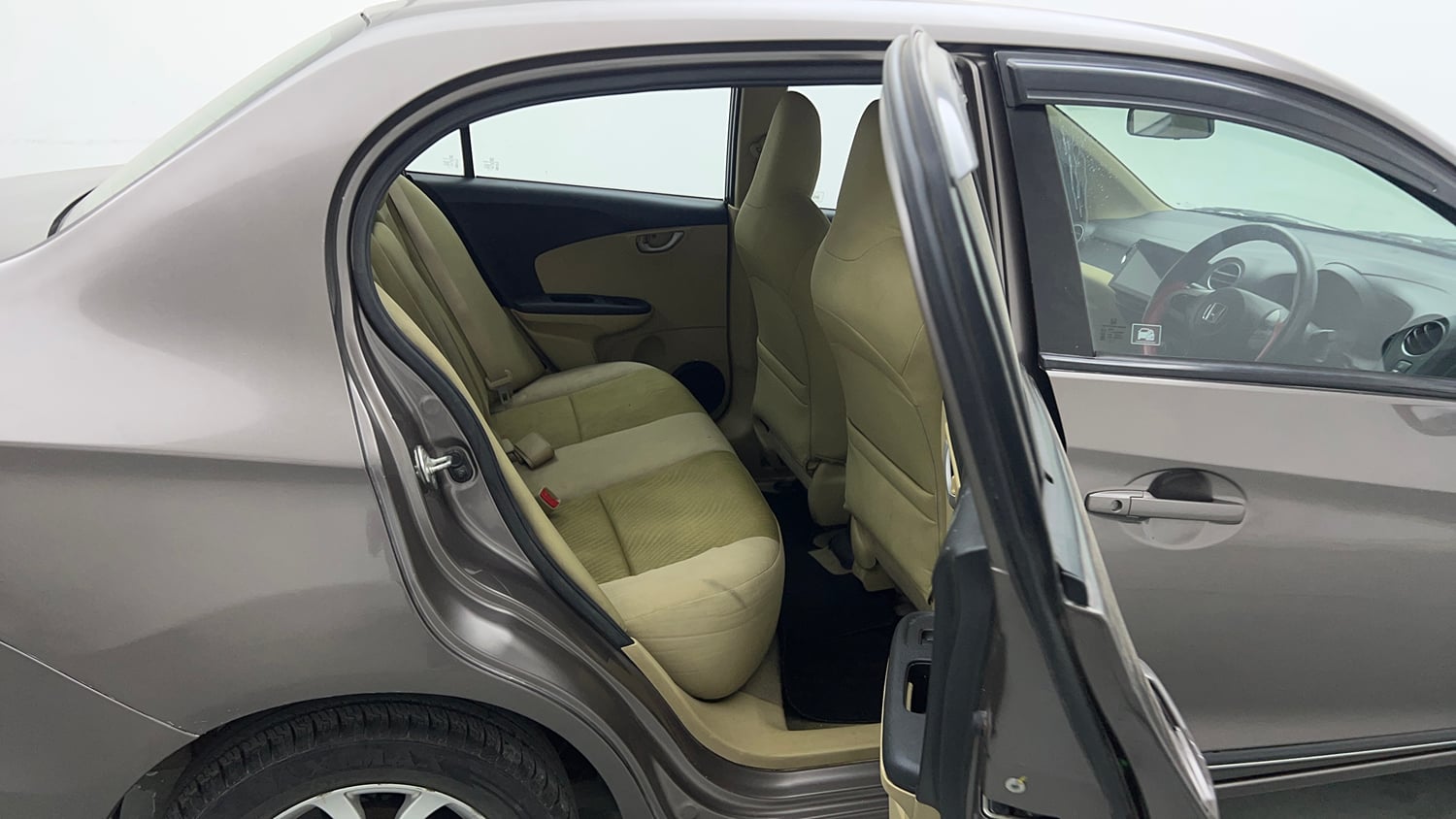 Used 2014 Honda Amaze 1.2 VX AT i-VTEC Petrol Automatic interior RIGHT SIDE REAR DOOR CABIN VIEW