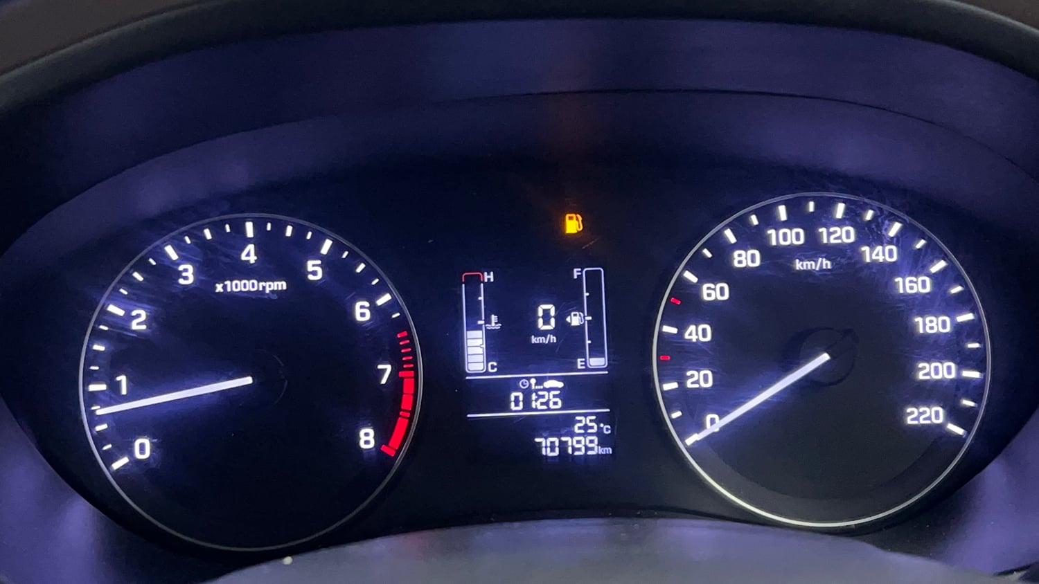 Used 2018 Hyundai Elite i20 Asta 1.2 Petrol Manual interior CLUSTERMETER VIEW