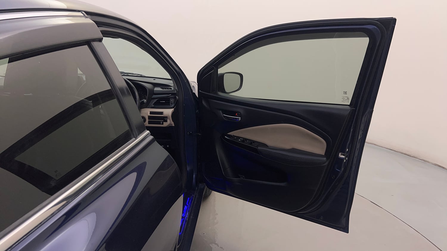 Used 2022 Toyota Glanza G Petrol Manual interior RIGHT FRONT DOOR OPEN VIEW