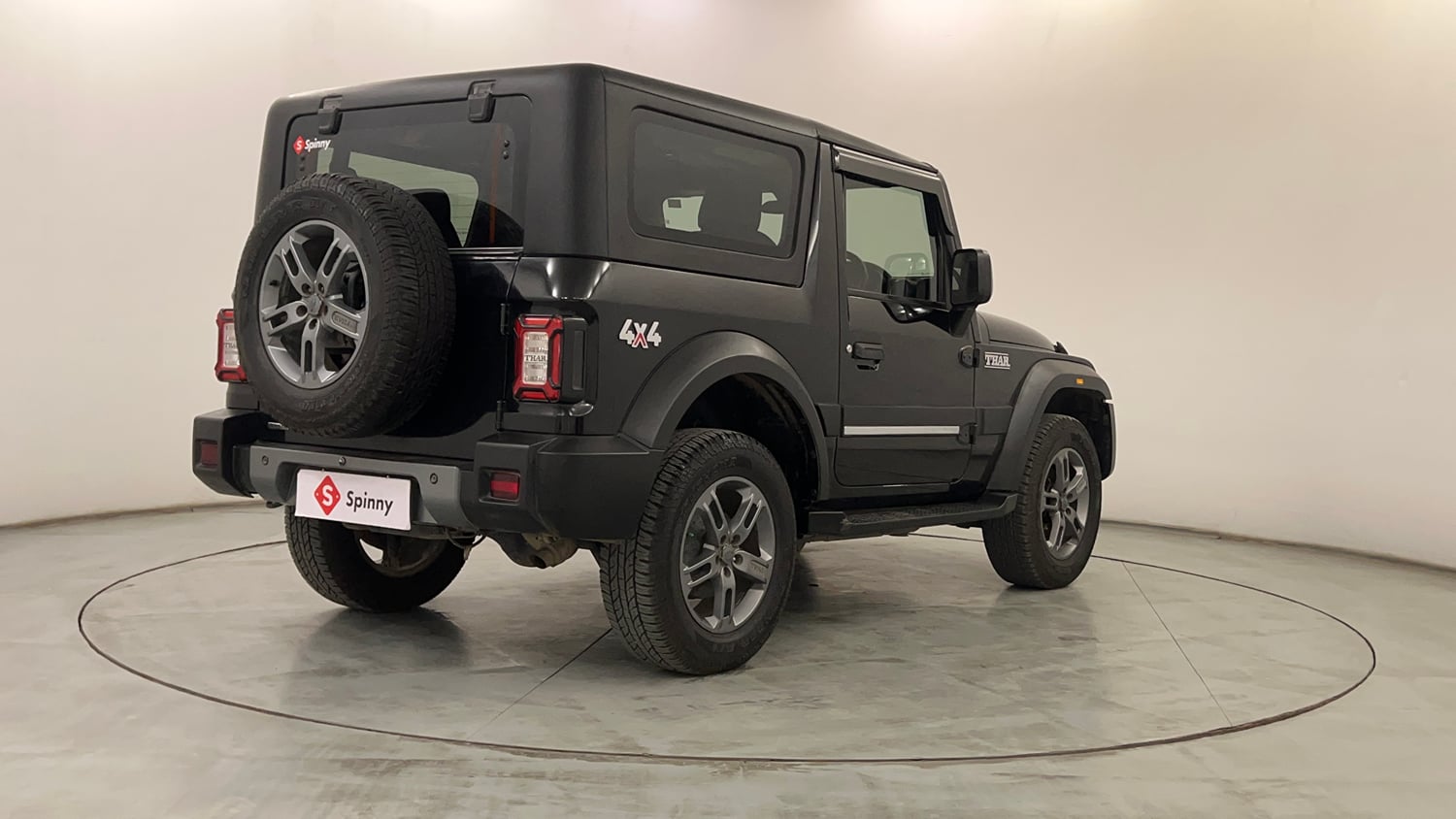 Used 2021 mahindra Thar LX Hard Top Diesel AT 4WD Diesel Automatic exterior RIGHT REAR CORNER VIEW