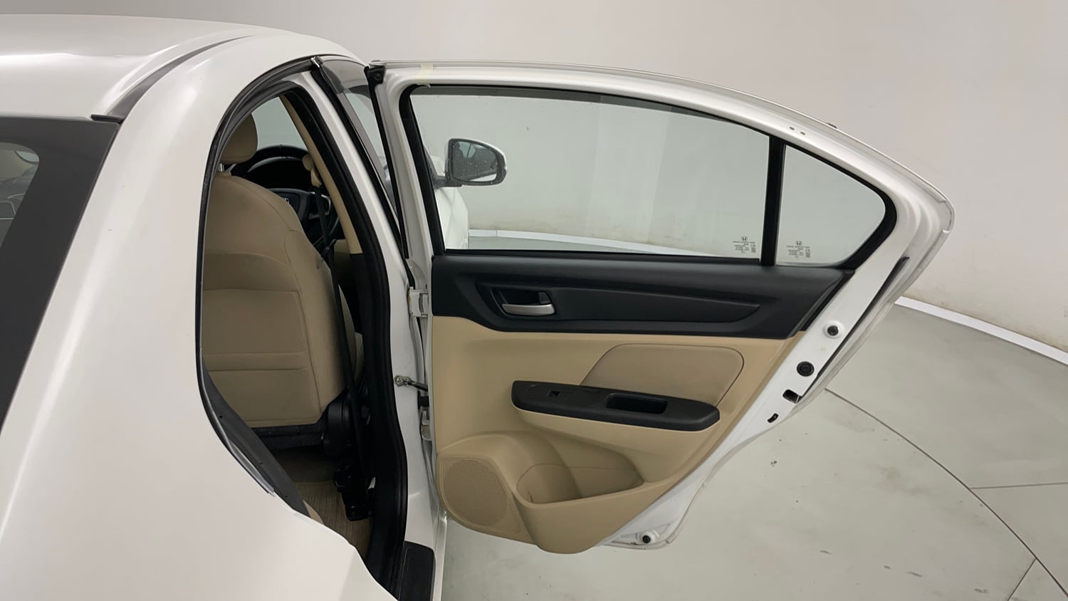 Used 2023 Honda Amaze VX 1.2 Petrol CVT Petrol Automatic interior RIGHT REAR DOOR OPEN VIEW