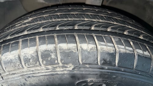 Used 2018 Hyundai Creta SX 1.6 Petrol Petrol Manual tyres LEFT FRONT TYRE TREAD VIEW