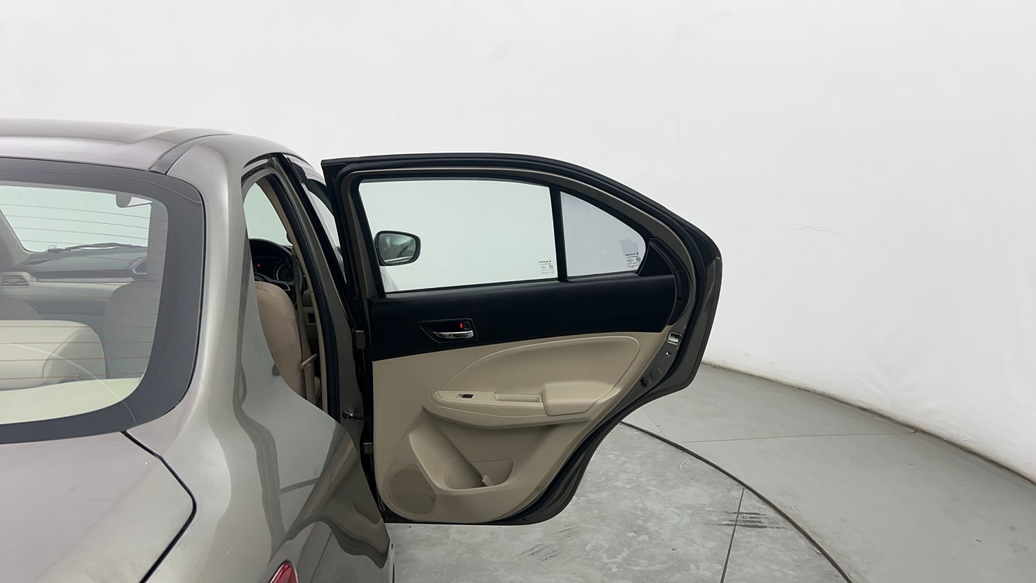 Used 2018 Maruti Suzuki Dzire ZXi Petrol Manual interior RIGHT REAR DOOR OPEN VIEW