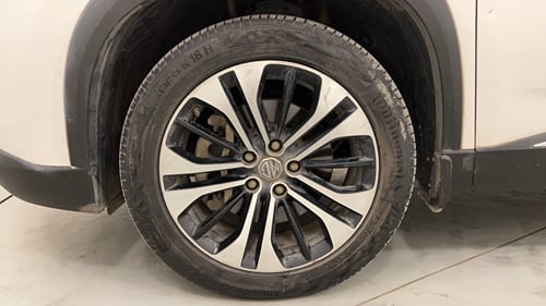 Used 2021 MG Motors Hector Sharp 1.5 Petrol Turbo DCT Petrol Automatic tyres LEFT FRONT TYRE RIM VIEW