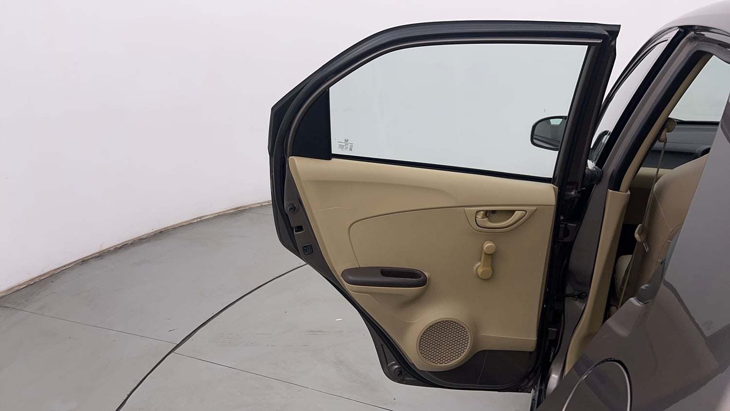 Used 2013 Honda Brio E MT Petrol Manual interior LEFT REAR DOOR OPEN VIEW