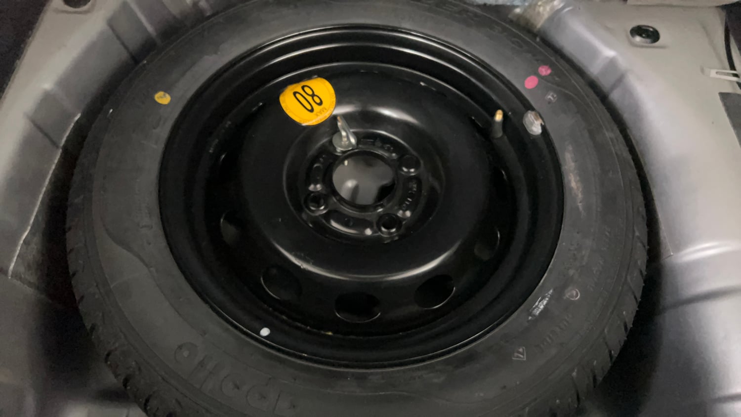 Used 2019 Tata Tiago Revotron XZA Plus Petrol Automatic tyres SPARE TYRE VIEW