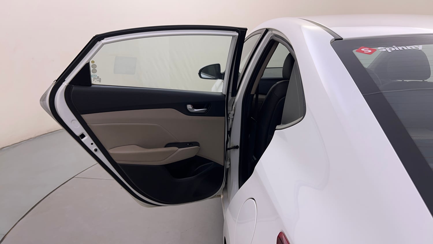 Used 2019 Hyundai Verna SX (O) 1.6 VTVT AT Petrol Automatic interior LEFT REAR DOOR OPEN VIEW