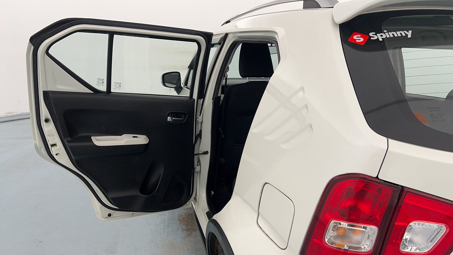 Used 2023 Maruti Suzuki Ignis Zeta 1.2 MT Petrol Manual interior LEFT REAR DOOR OPEN VIEW