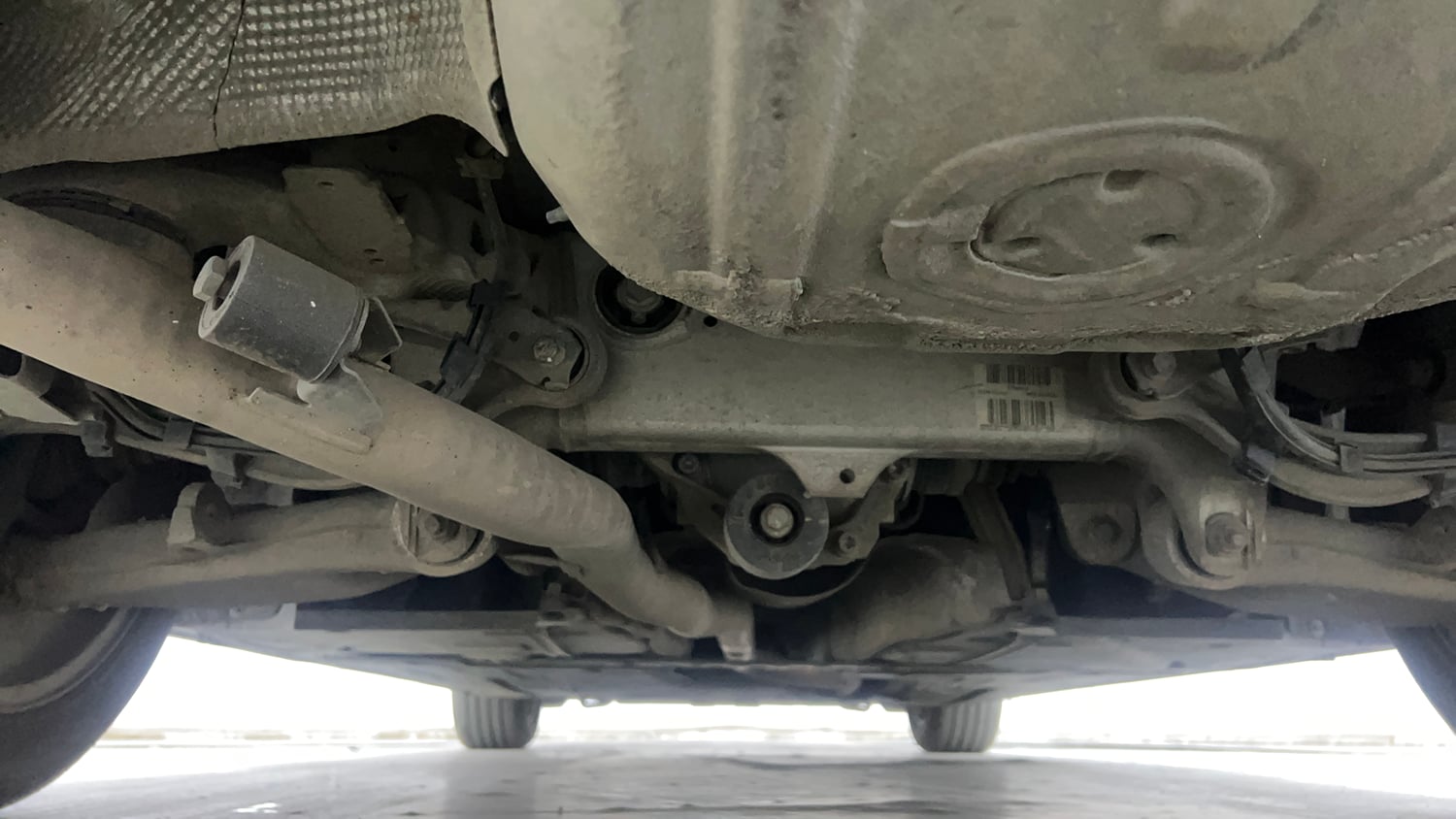Used 2016 BMW 5 Series 520d Luxury Line Diesel Automatic extra REAR UNDERBODY VIEW (TAKEN FROM REAR)