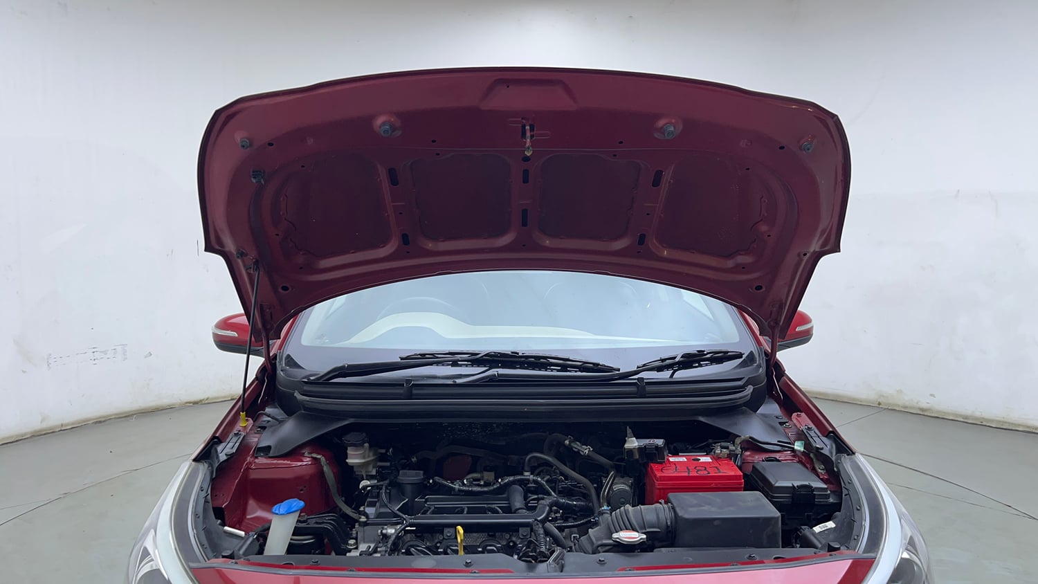 Used 2019 Hyundai Elite i20 Asta 1.2 (O) CVT Petrol Automatic engine ENGINE & BONNET OPEN FRONT VIEW