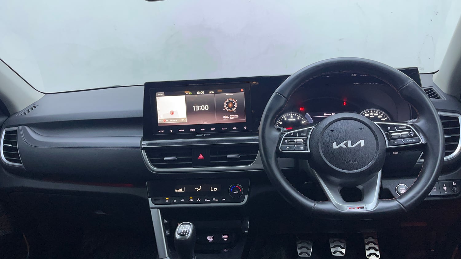 Used 2022 Kia Seltos GTX Plus 1.4 Petrol Manual interior DASHBOARD VIEW