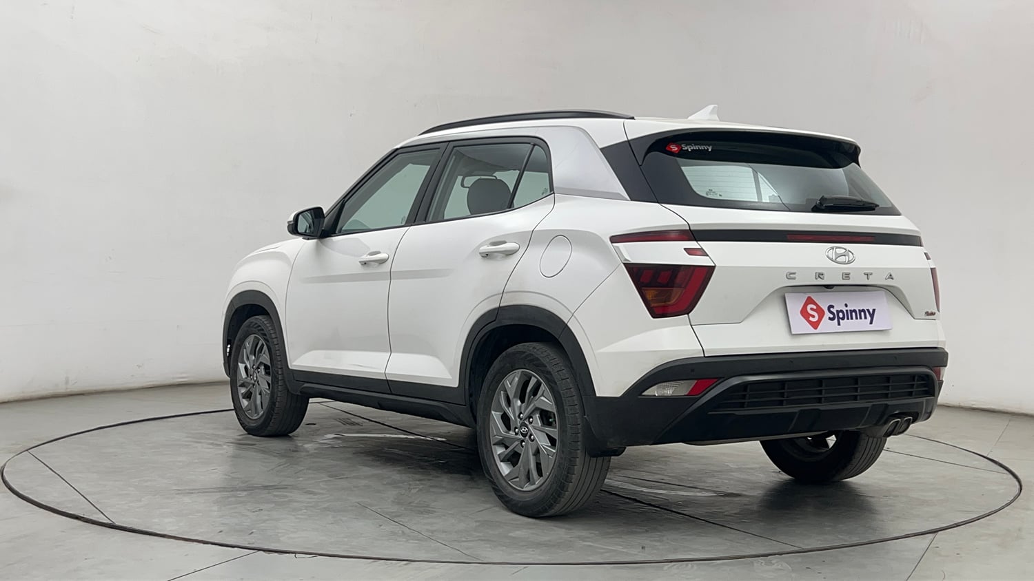 Used 2020 Hyundai Creta SX (O) 1.4 Turbo 7 DCT Petrol Automatic exterior LEFT REAR CORNER VIEW