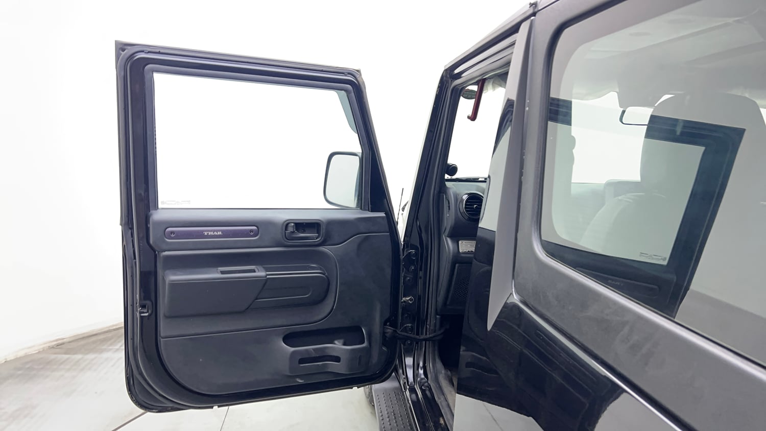 Used 2023 Mahindra Thar LX Hard Top Petrol AT 4WD Petrol Automatic interior LEFT FRONT DOOR OPEN VIEW