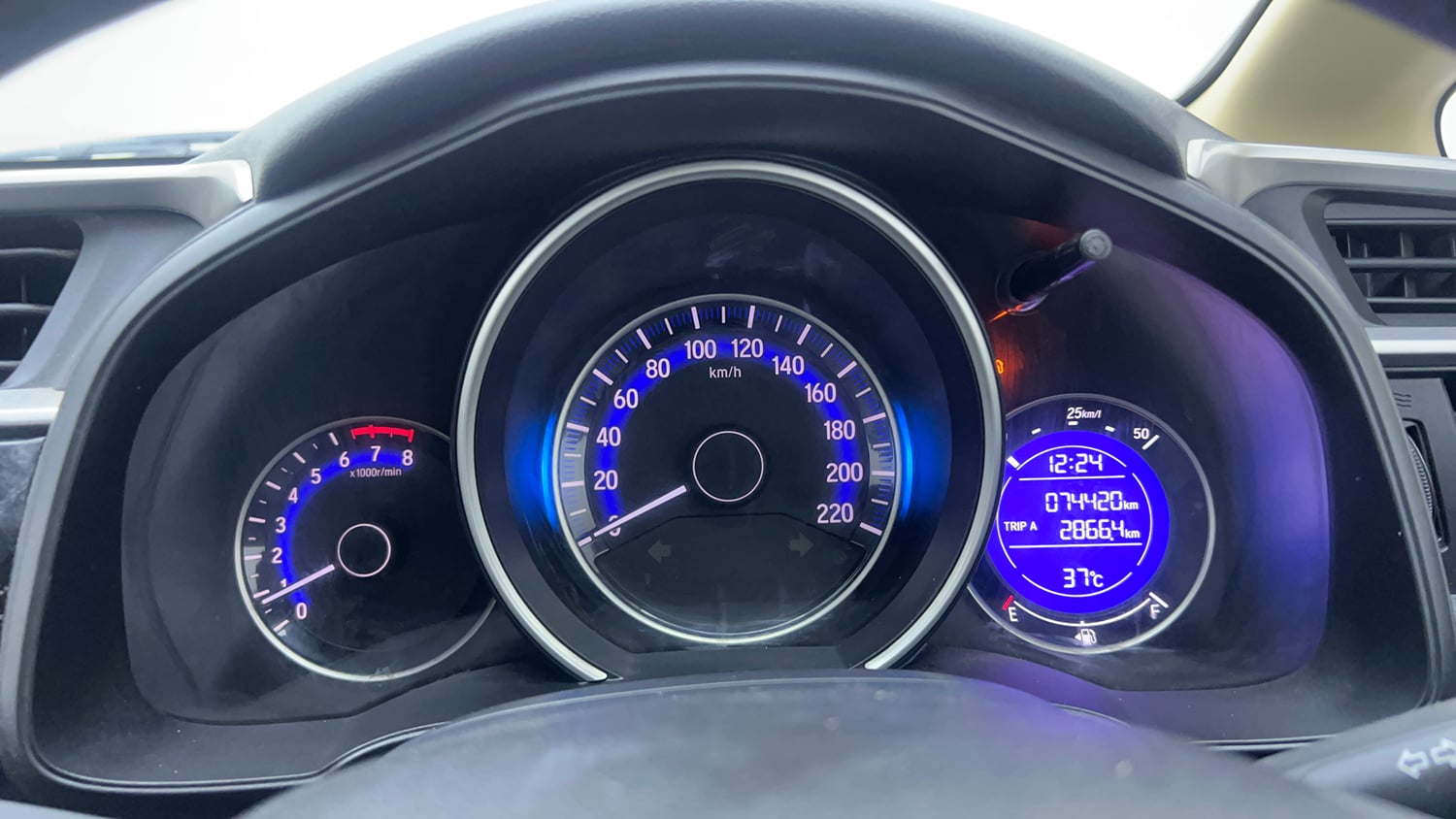 Used 2015 Honda Jazz V Petrol Petrol Manual interior CLUSTERMETER VIEW