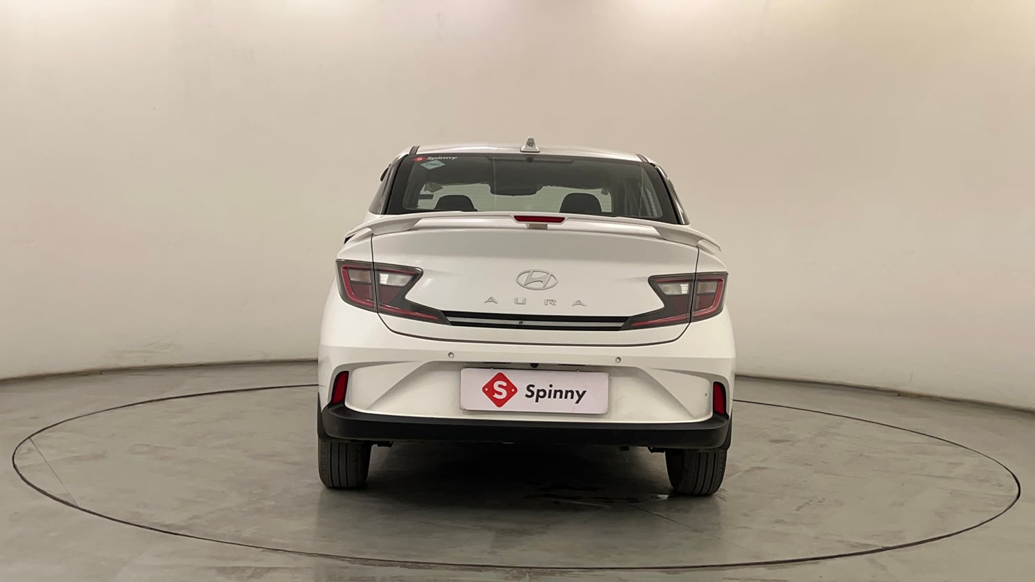 Used 2023 Hyundai Aura SX 1.2 CNG Cng Manual exterior BACK VIEW