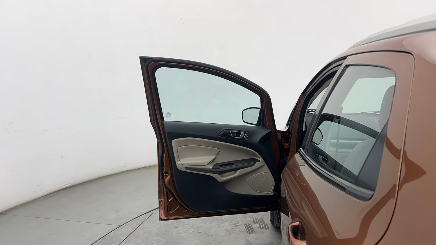 Used 2020 Ford EcoSport Titanium 1.5L Ti-VCT Petrol Manual interior LEFT FRONT DOOR OPEN VIEW