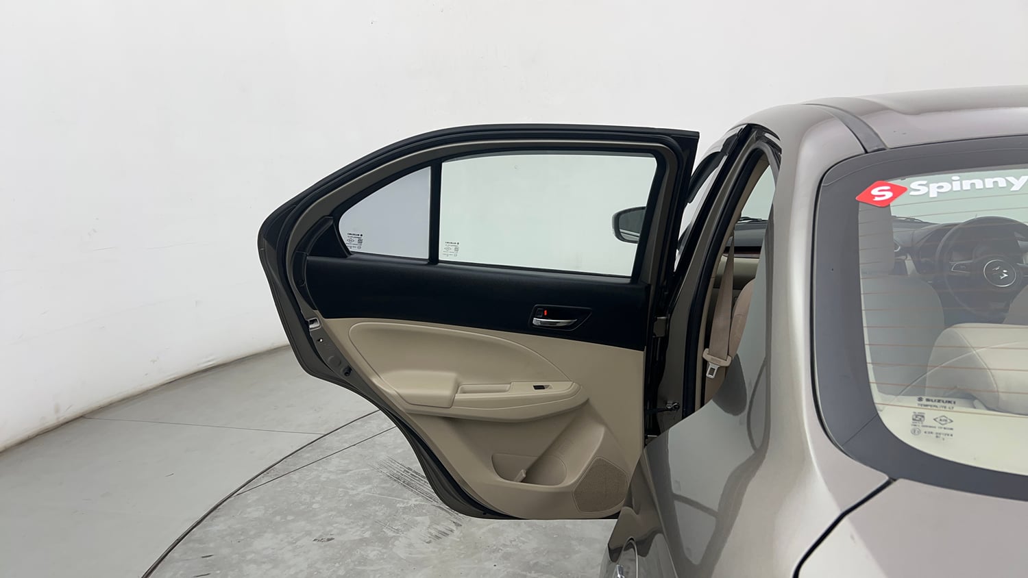 Used 2018 Maruti Suzuki Dzire ZXi Petrol Manual interior LEFT REAR DOOR OPEN VIEW