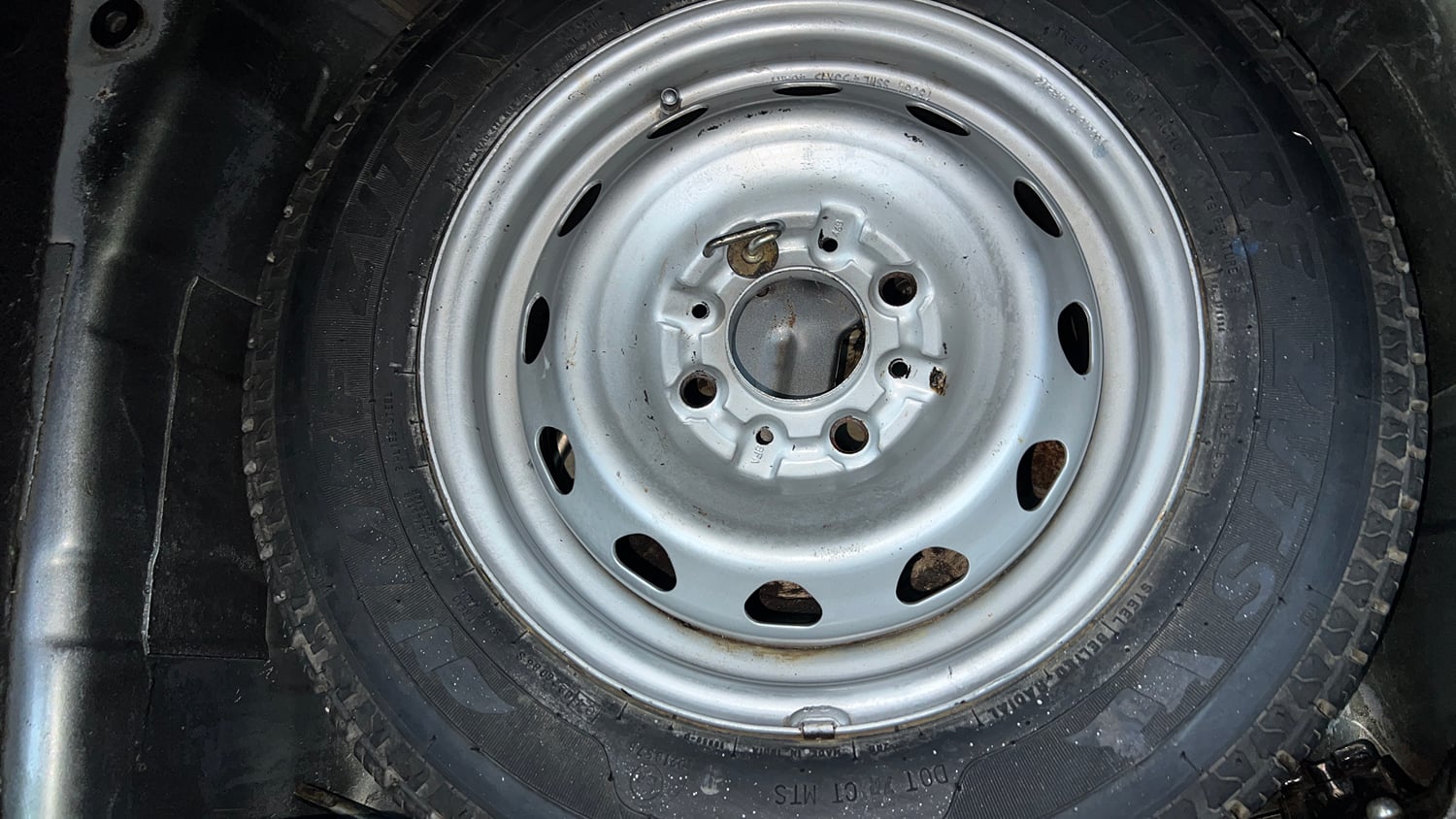 Used 2018 Tata Tiago Revotron XT Petrol Manual tyres SPARE TYRE VIEW