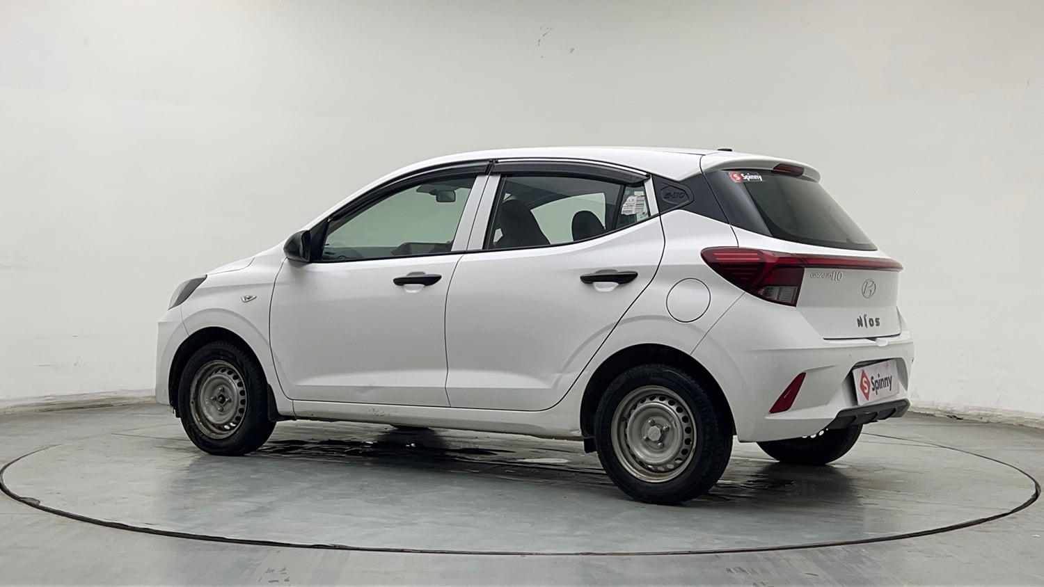 Used 2025 Hyundai Grand i10 Nios Era 1.2 Kappa Petrol Manual exterior LEFT REAR CORNER VIEW