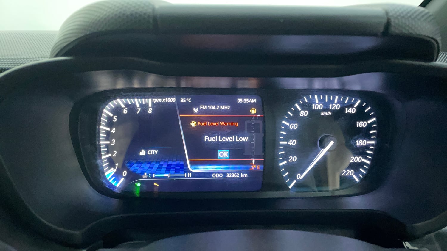 Used 2022 Tata Altroz XZ Plus Petrol Dark Edition Petrol Manual interior CLUSTERMETER VIEW