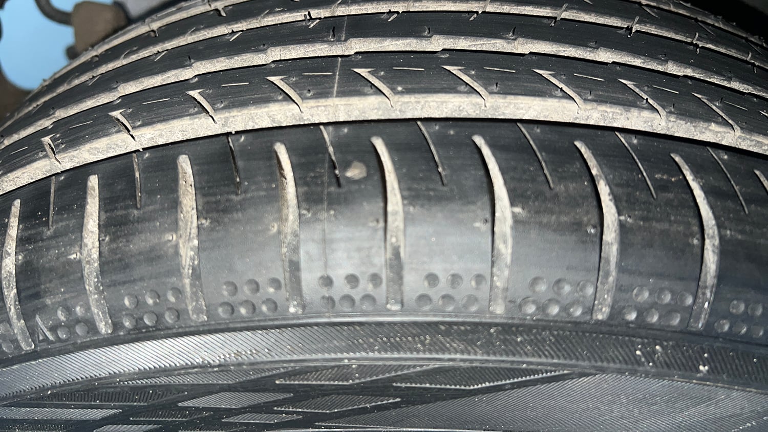 Used 2020 Tata Tiago XZ Plus Petrol Manual tyres RIGHT REAR TYRE TREAD VIEW