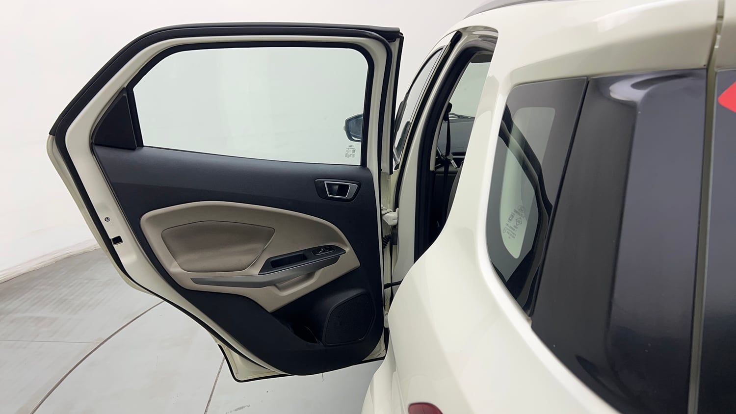 Used 2020 Ford EcoSport Titanium Plus 1.5L Ti-VCT AT Petrol Automatic interior LEFT REAR DOOR OPEN VIEW