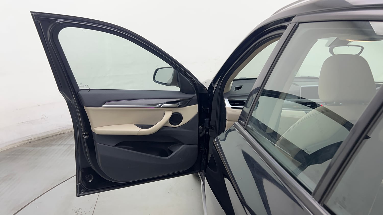 Used 2021 BMW X1 sDrive20i xLine Petrol Automatic interior LEFT FRONT DOOR OPEN VIEW