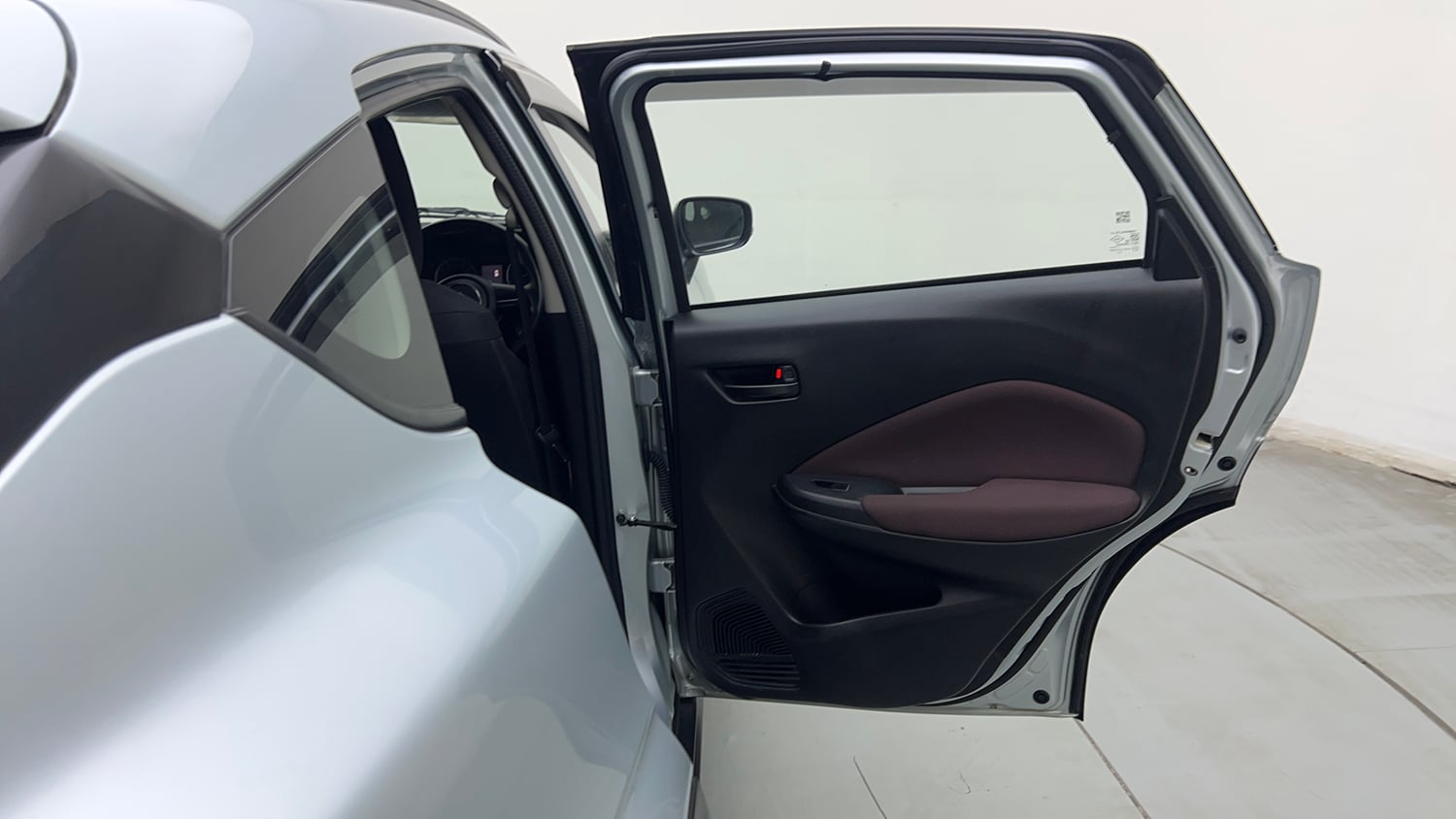 Used 2023 Maruti Suzuki Fronx Delta Plus 1.2L MT Petrol Manual interior RIGHT REAR DOOR OPEN VIEW