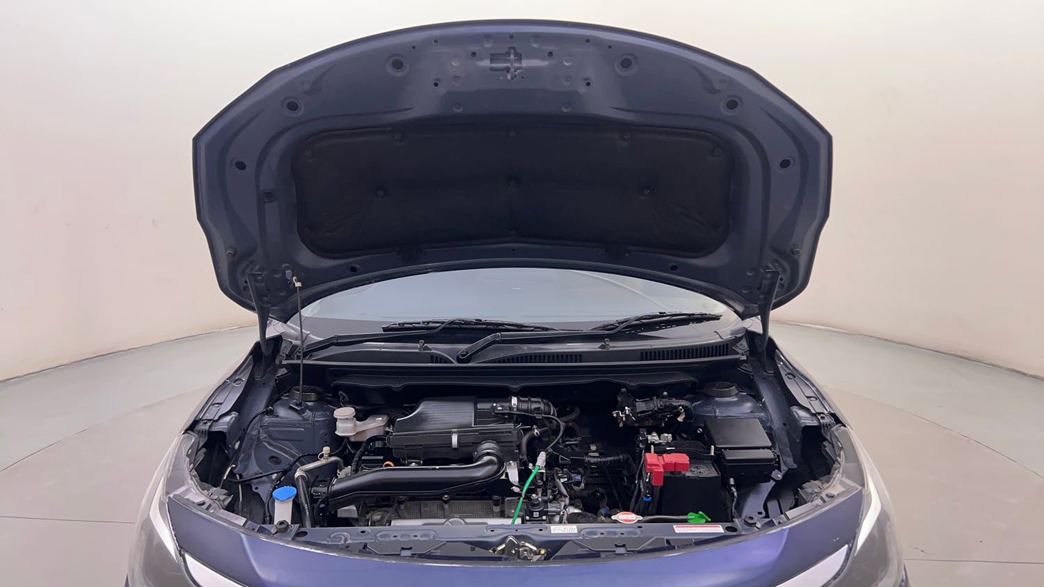 Used 2022 Toyota Glanza G Petrol Manual engine ENGINE & BONNET OPEN FRONT VIEW