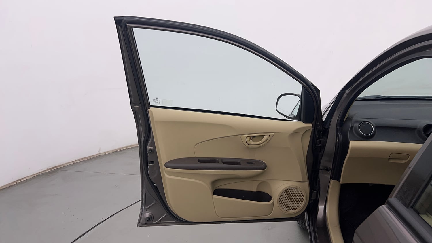 Used 2013 Honda Brio E MT Petrol Manual interior LEFT FRONT DOOR OPEN VIEW