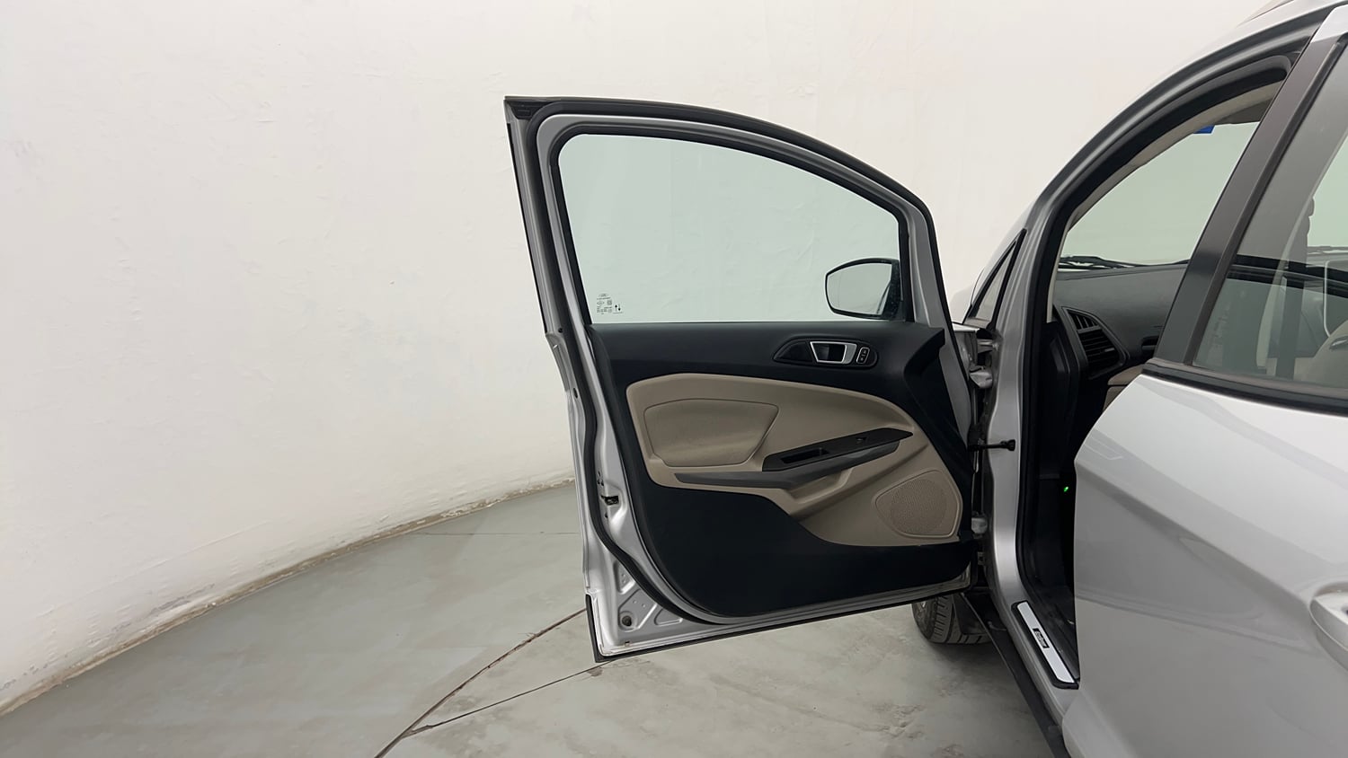 Used 2021 Ford EcoSport Titanium Plus 1.5L Ti-VCT AT Petrol Automatic interior LEFT FRONT DOOR OPEN VIEW