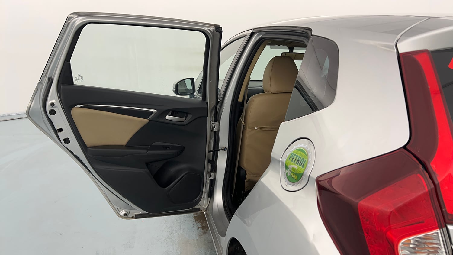 Used 2016 Honda Jazz V Petrol Petrol Manual interior LEFT REAR DOOR OPEN VIEW