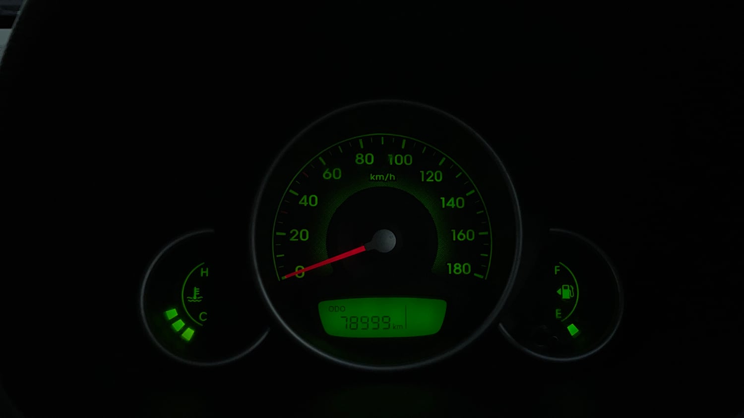 Used 2016 Hyundai Eon Magna + Petrol Manual interior CLUSTERMETER VIEW