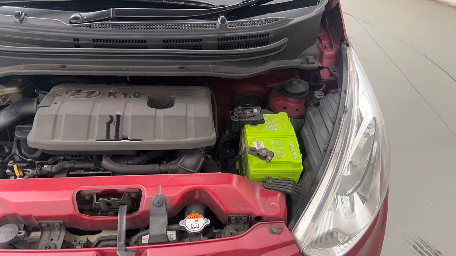 Used 2015 Hyundai Eon Magna O Petrol Manual engine ENGINE LEFT SIDE VIEW