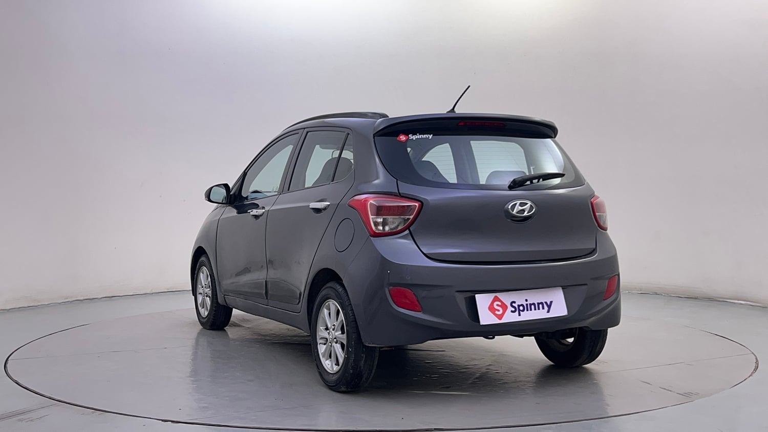 Used 2015 Hyundai Grand i10 Asta AT 1.2 Kappa VTVT Petrol Automatic exterior LEFT REAR CORNER VIEW