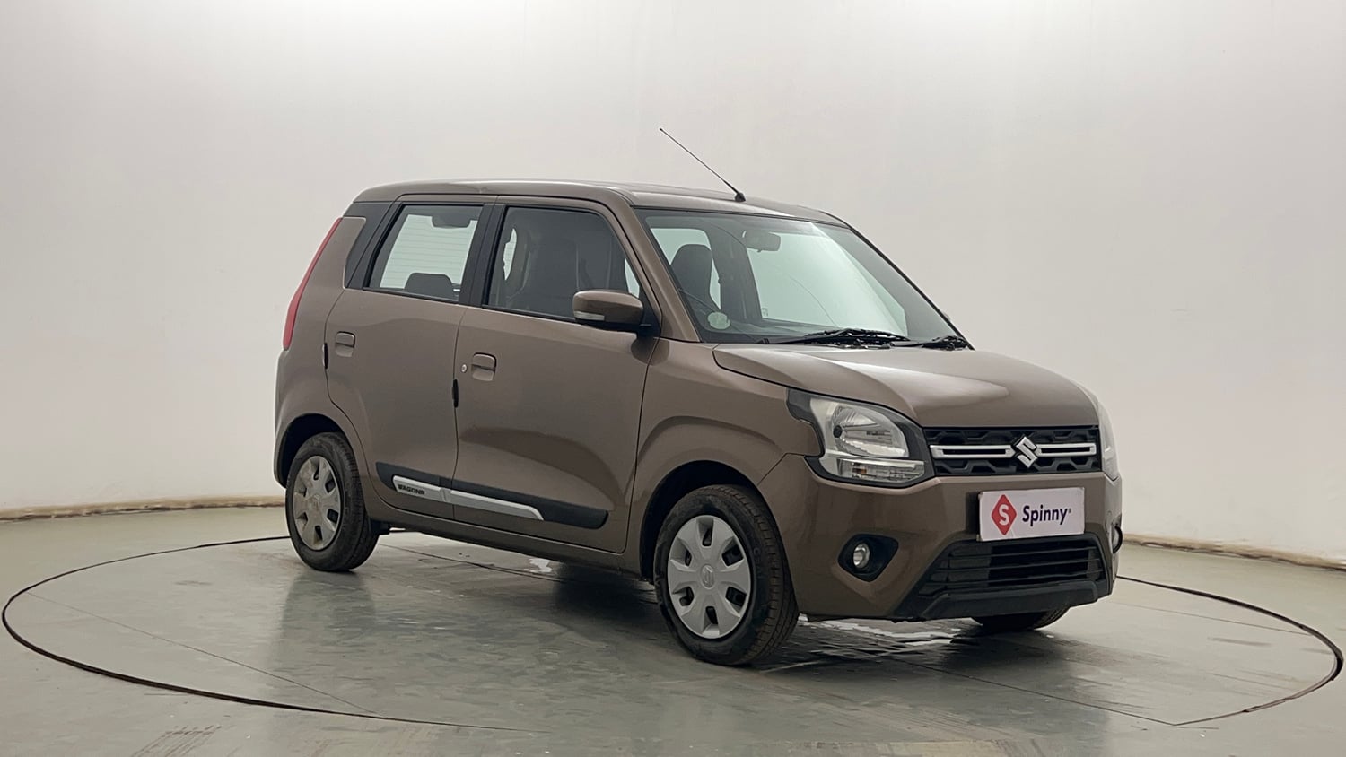 Used 2019 Maruti Suzuki Wagon R ZXi 1.2 AMT Petrol Automatic exterior RIGHT FRONT CORNER VIEW