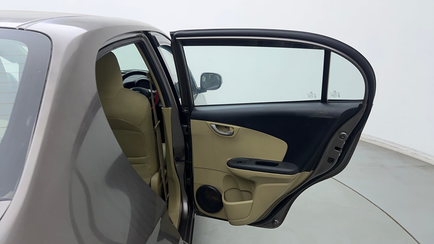 Used 2014 Honda Amaze 1.2 VX AT i-VTEC Petrol Automatic interior RIGHT REAR DOOR OPEN VIEW