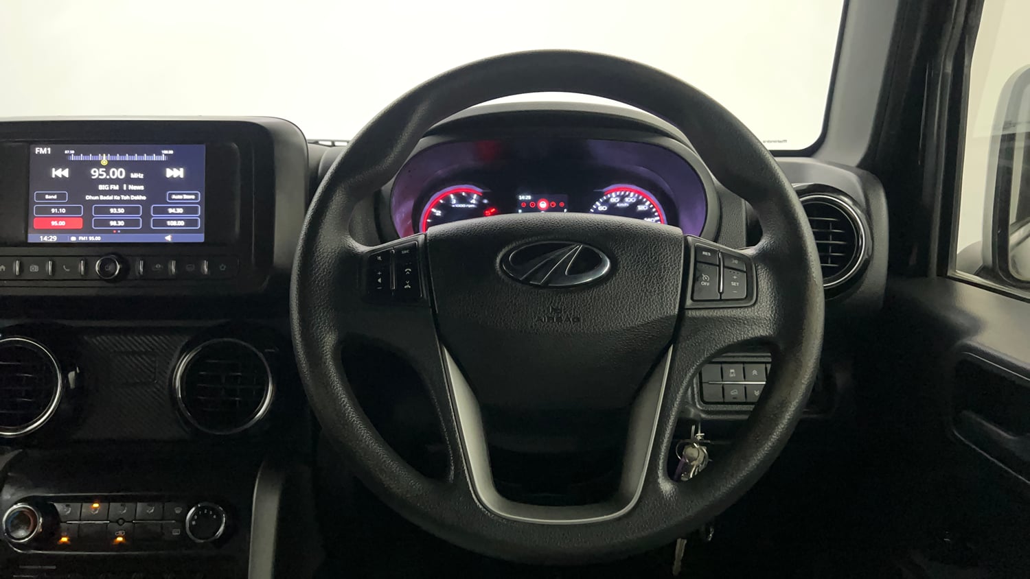 Used 2021 mahindra Thar LX Hard Top Diesel AT 4WD Diesel Automatic interior STEERING VIEW