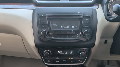 Used 2018 Maruti Suzuki Dzire ZXi AMT Petrol Automatic interior MUSIC SYSTEM & AC CONTROL VIEW