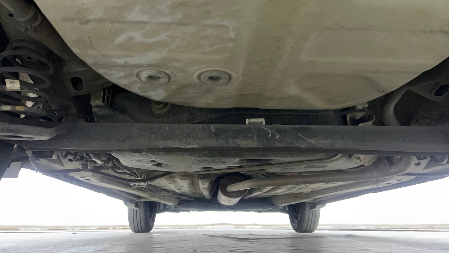 Used 2024 Maruti Suzuki Wagon R ZXI 1.2 Petrol Manual extra REAR UNDERBODY VIEW (TAKEN FROM REAR)