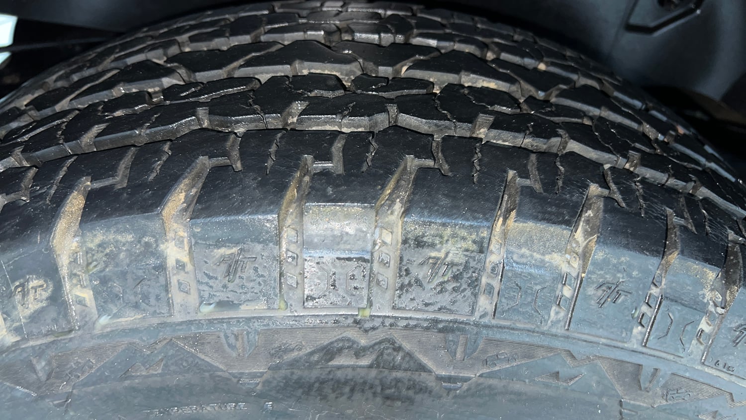 Used 2023 Mahindra Thar LX Hard Top Petrol AT 4WD Petrol Automatic tyres RIGHT REAR TYRE TREAD VIEW