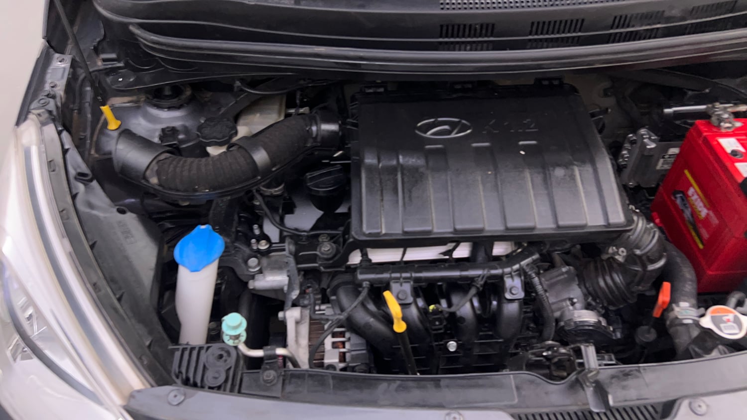 Used 2015 Hyundai Grand i10 Asta AT 1.2 Kappa VTVT Petrol Automatic engine ENGINE RIGHT SIDE VIEW