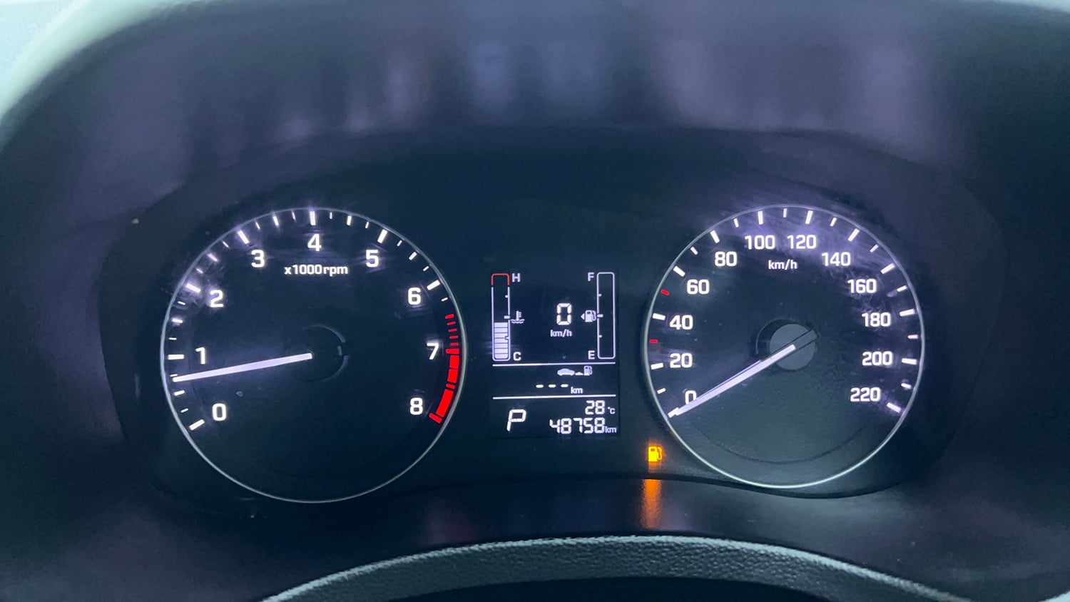 Used 2019 Hyundai Creta SX 1.6 AT Petrol Petrol Automatic interior CLUSTERMETER VIEW