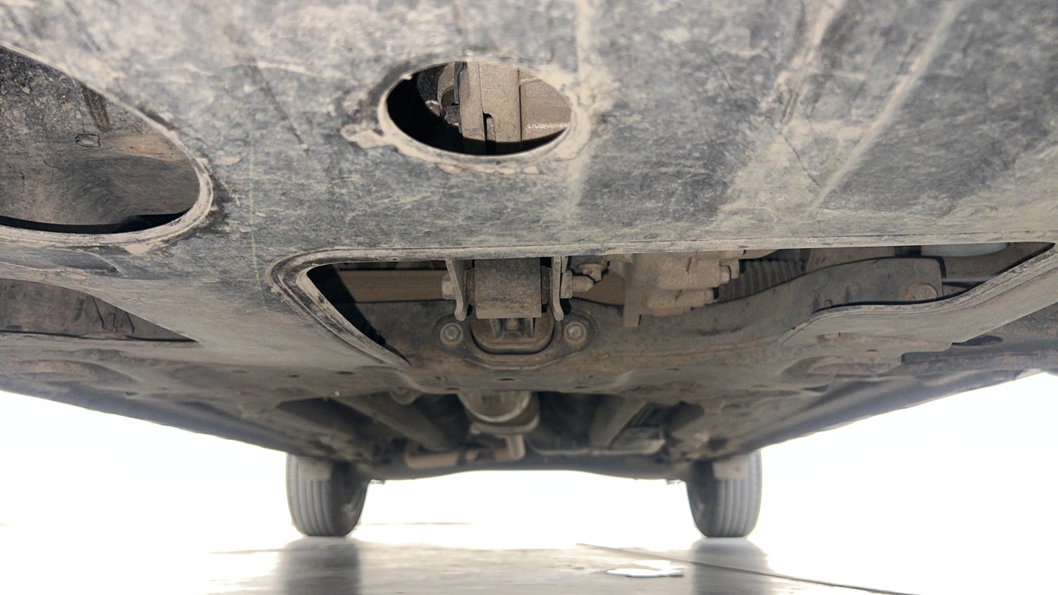 Used 2022 Hyundai Creta EX 1.5 Petrol Petrol Manual extra FRONT LEFT UNDERBODY VIEW