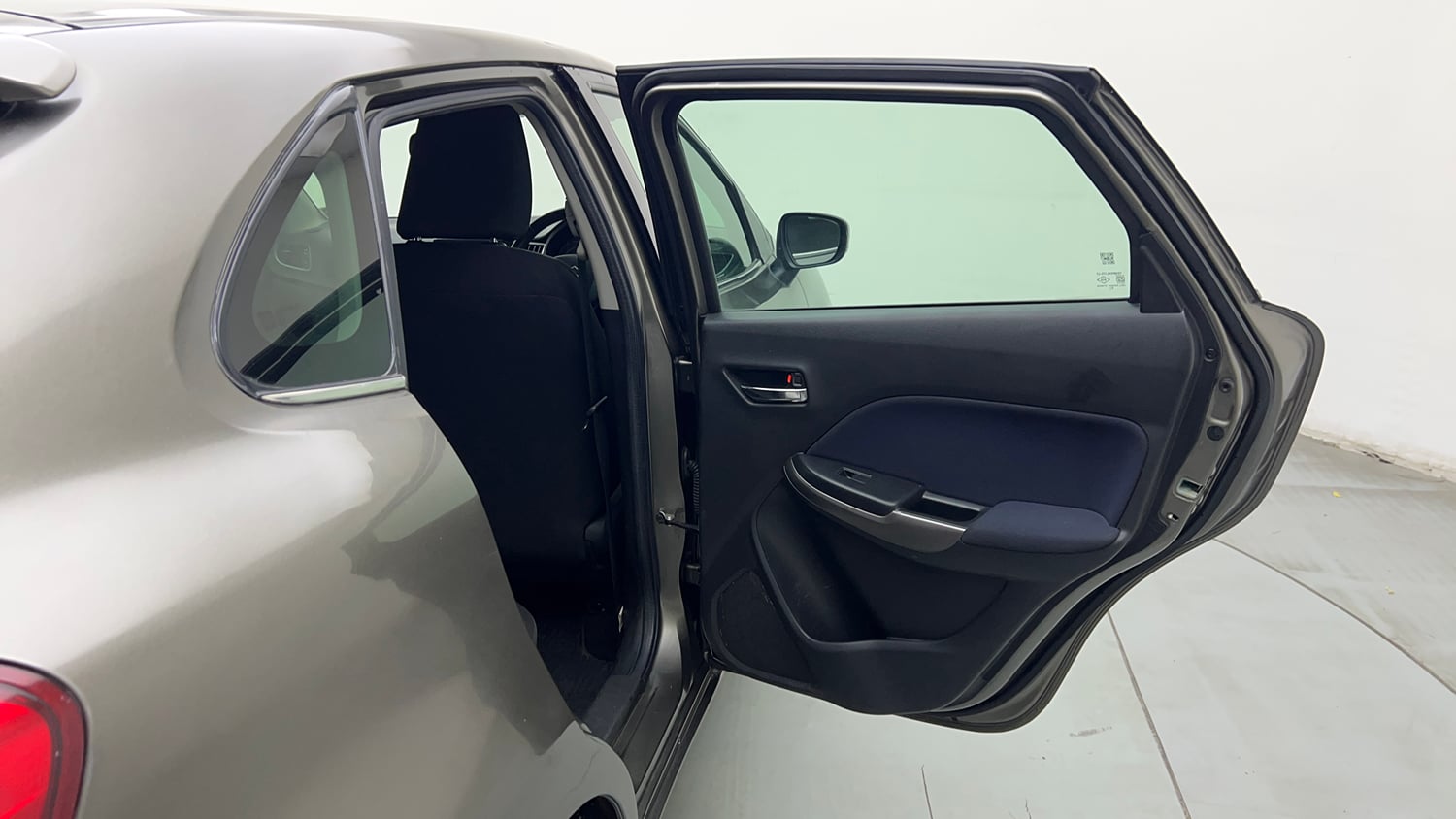 Used 2020 Maruti Suzuki Baleno Alpha Petrol Manual interior RIGHT REAR DOOR OPEN VIEW