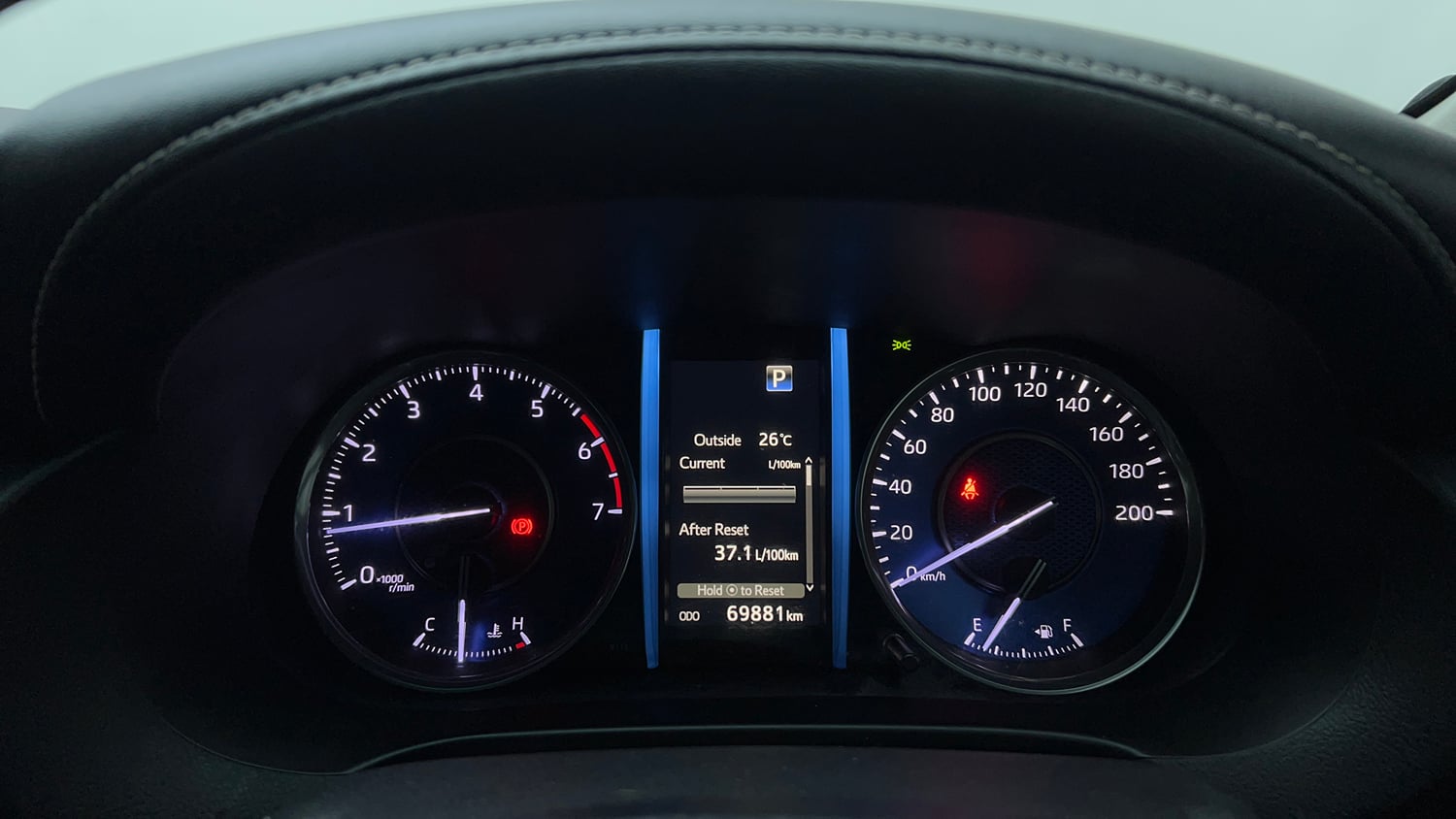 Used 2024 Toyota Fortuner 4X2 AT 2.7 Petrol Petrol Automatic interior CLUSTERMETER VIEW
