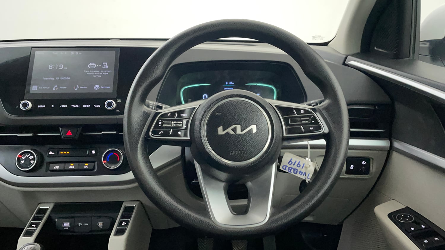 Used 2022 Kia Carens Prestige 1.4 Petrol MT 7 STR Petrol Manual interior STEERING VIEW