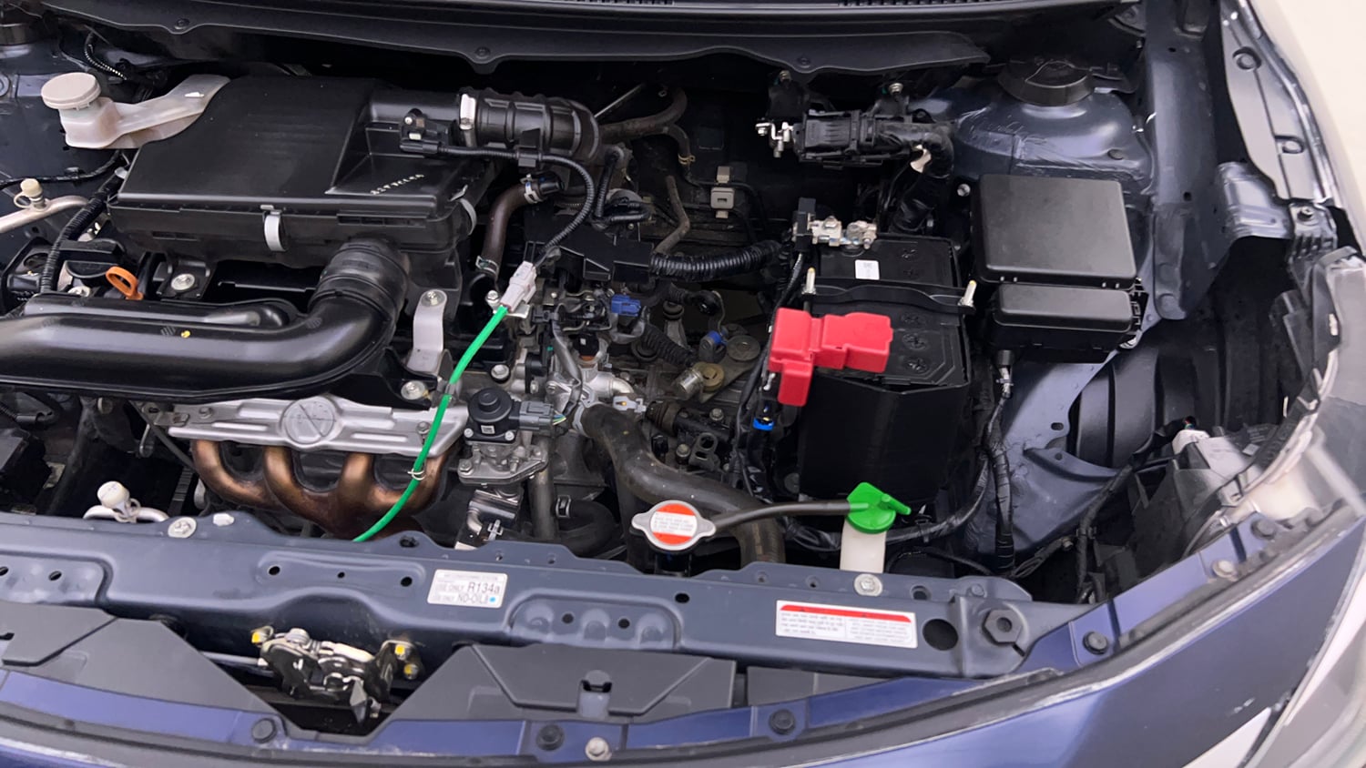 Used 2022 Toyota Glanza G Petrol Manual engine ENGINE LEFT SIDE VIEW